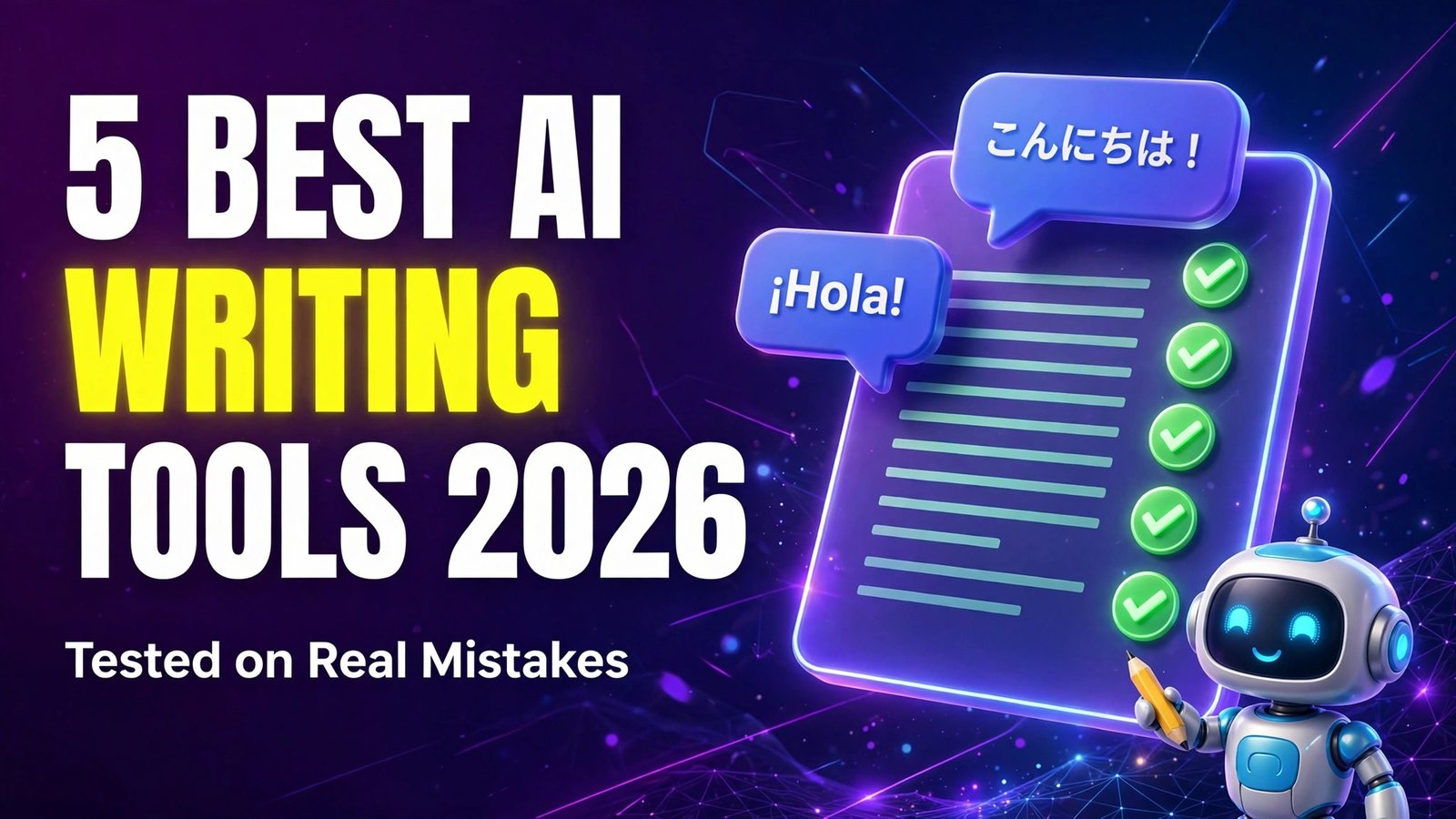 AI writing tools for non-native English speakers compared 2026