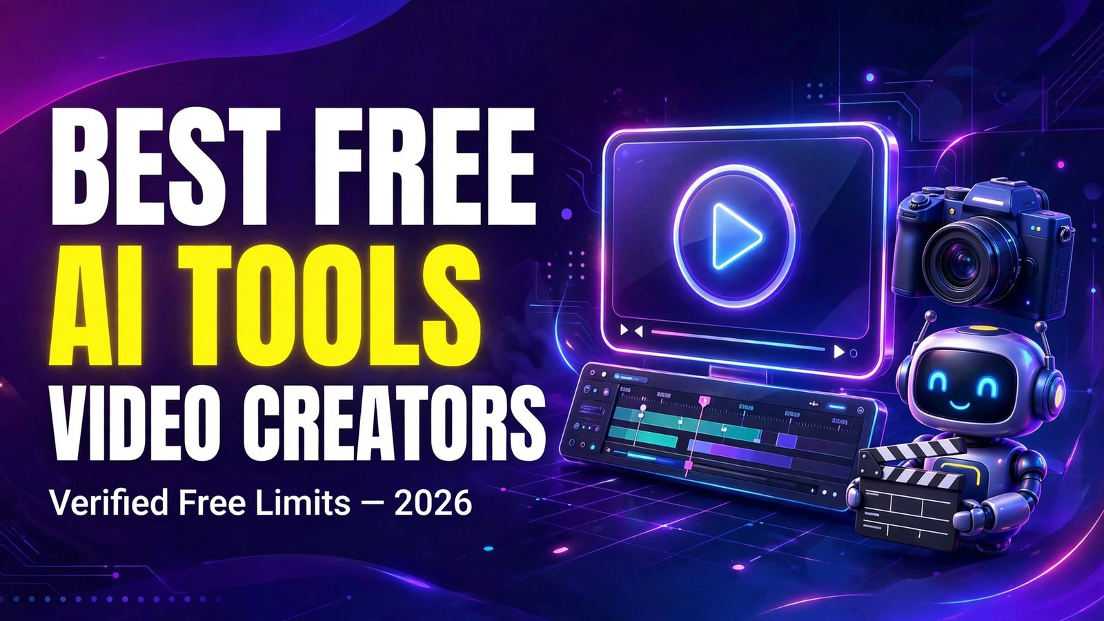 Free AI tools for video creators mapped by production stage 2026