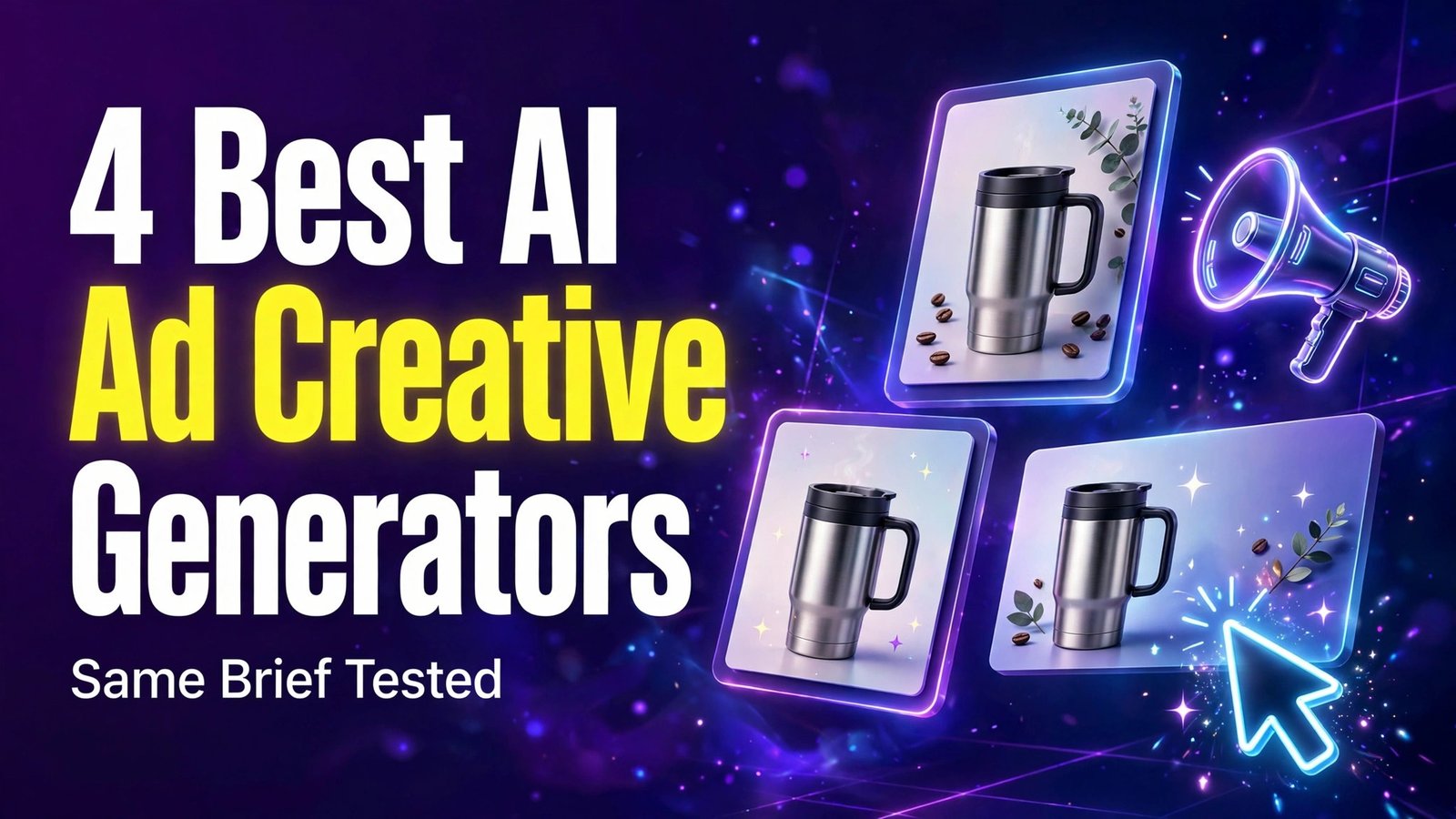 Best AI ad creative generators compared with the same brief 2026