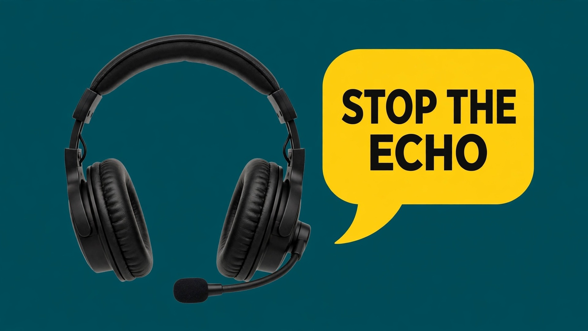 Fix Zoom audio echo thumbnail with headset and stop the echo callout