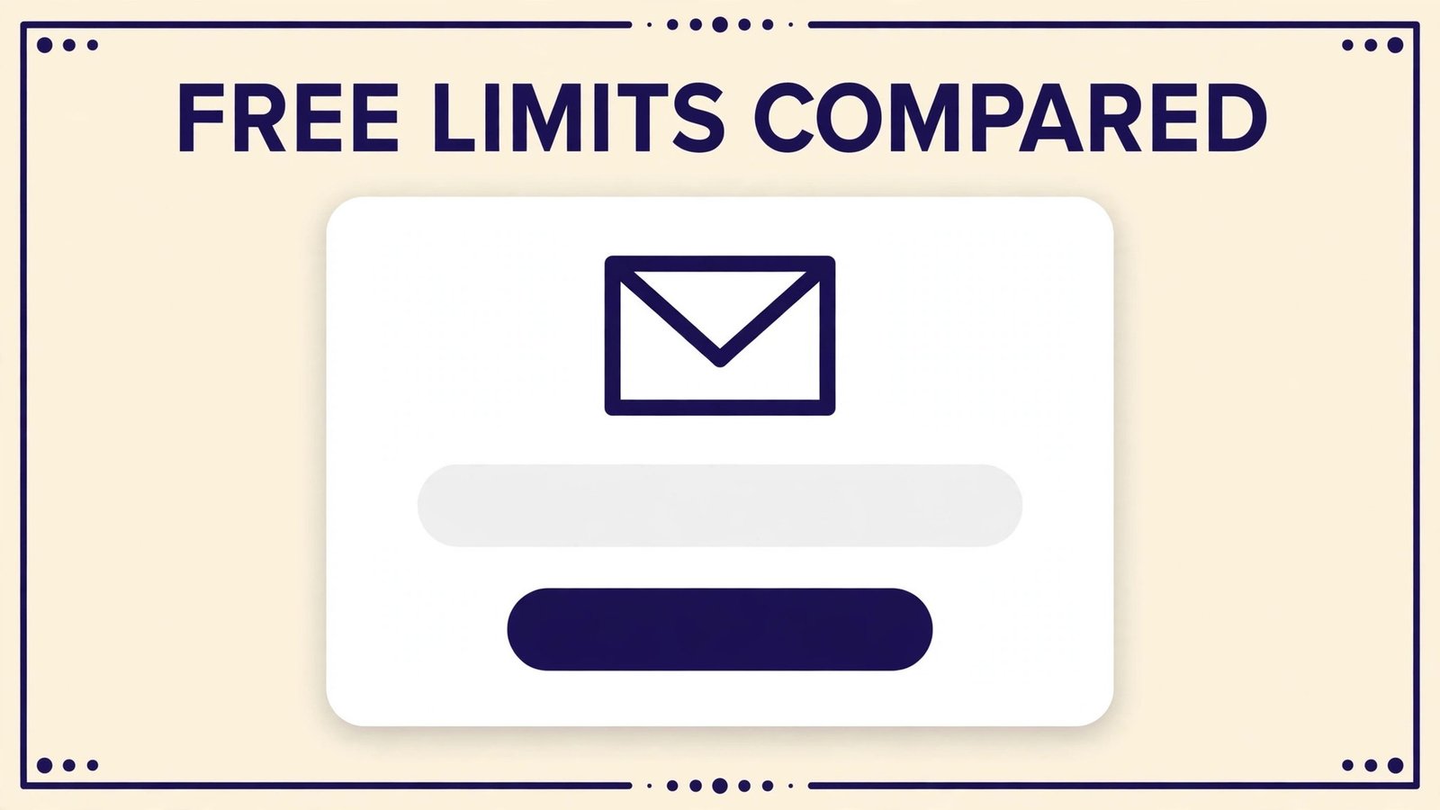 Best email tool for newsletter beginners free limits compared thumbnail