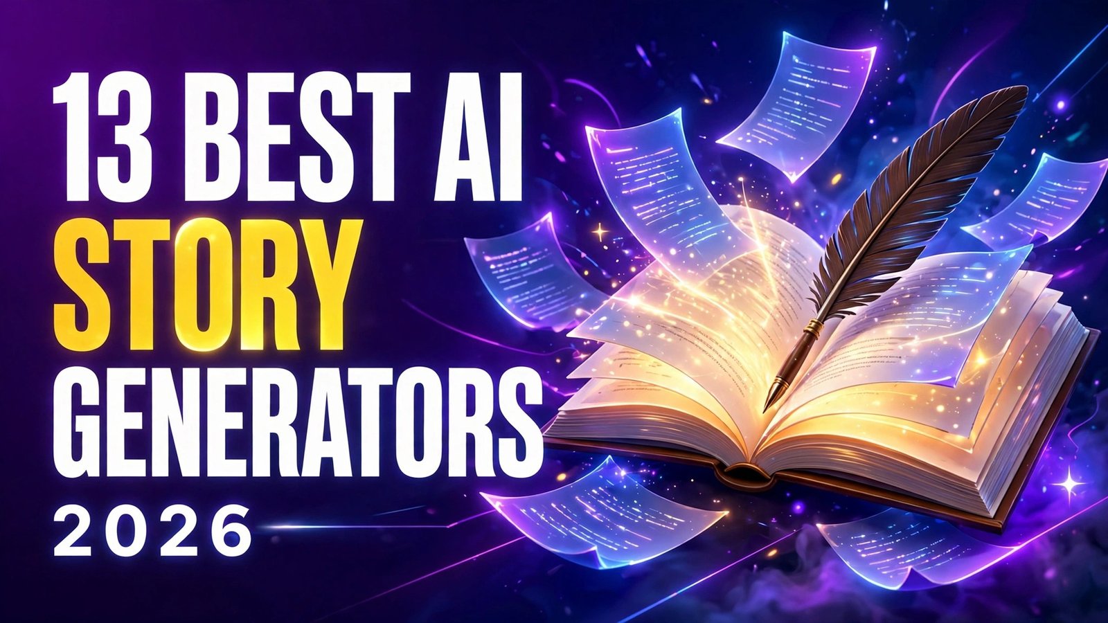 Best AI story generators in 2026, 13 tools for fiction writers compared