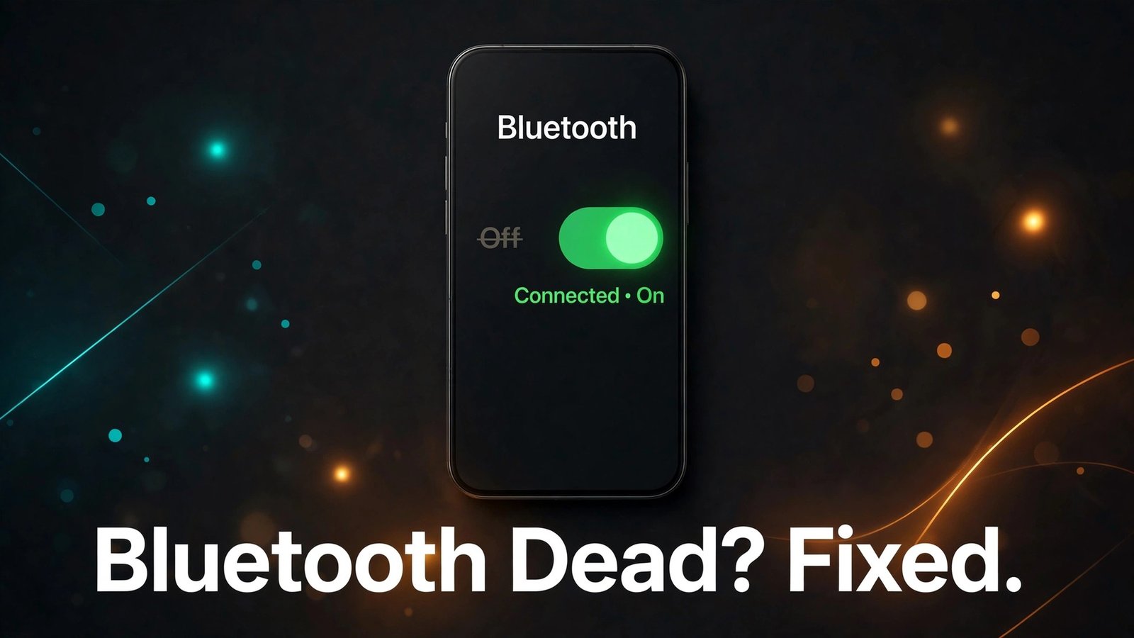 Bluetooth won't turn on thumbnail with phone toggle fixed to on