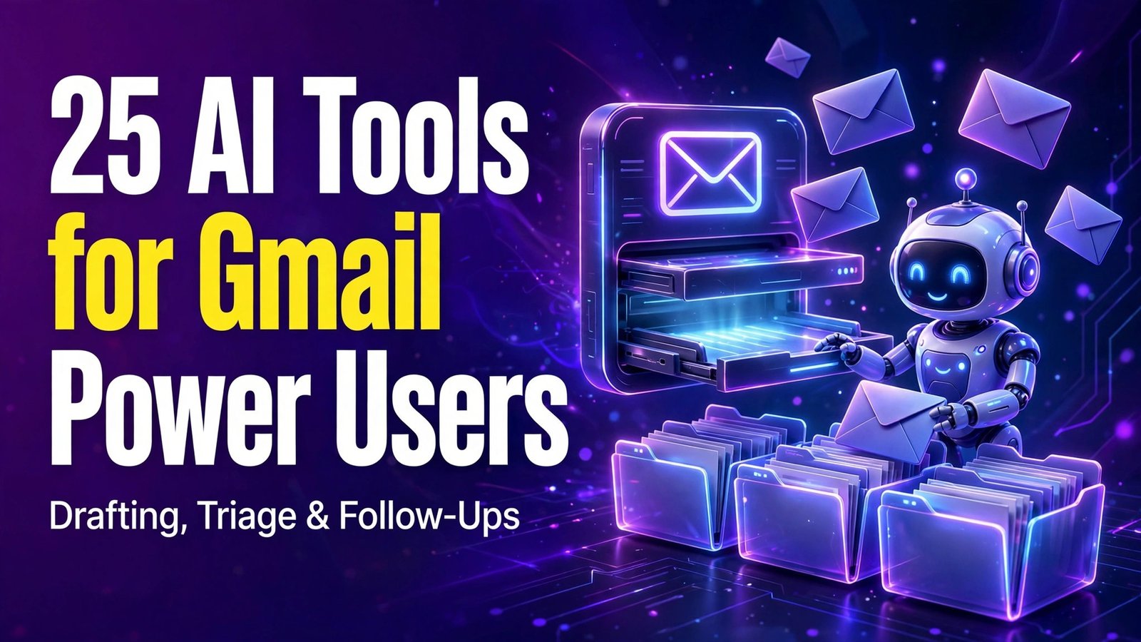 25 AI tools for Gmail power users 2026 — drafting, triage and follow-ups