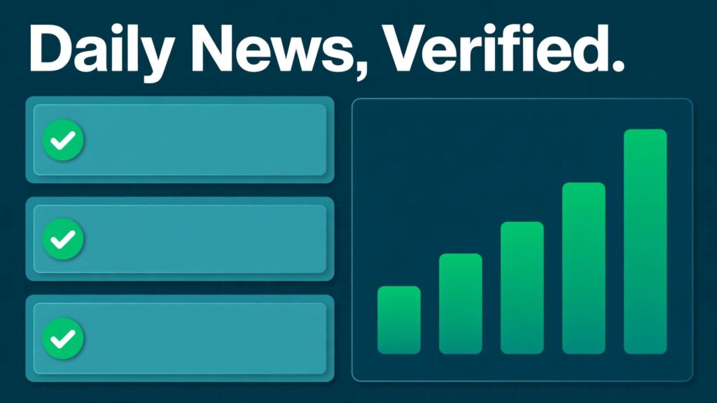 Use Perplexity for news research daily thumbnail with a verified news dashboard