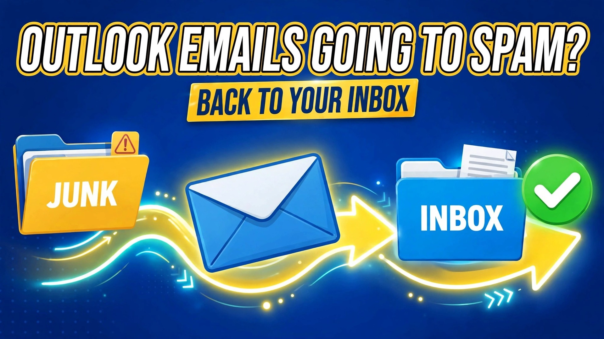 Fix Outlook emails going to spam thumbnail with mail moving from the Junk folder back to the inbox