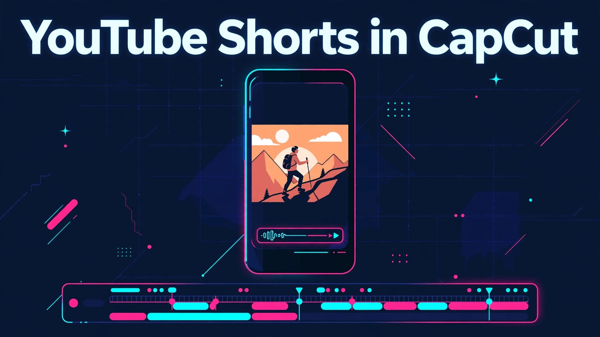 use CapCut for YouTube Shorts editing thumbnail showing a vertical short editing screen on a phone