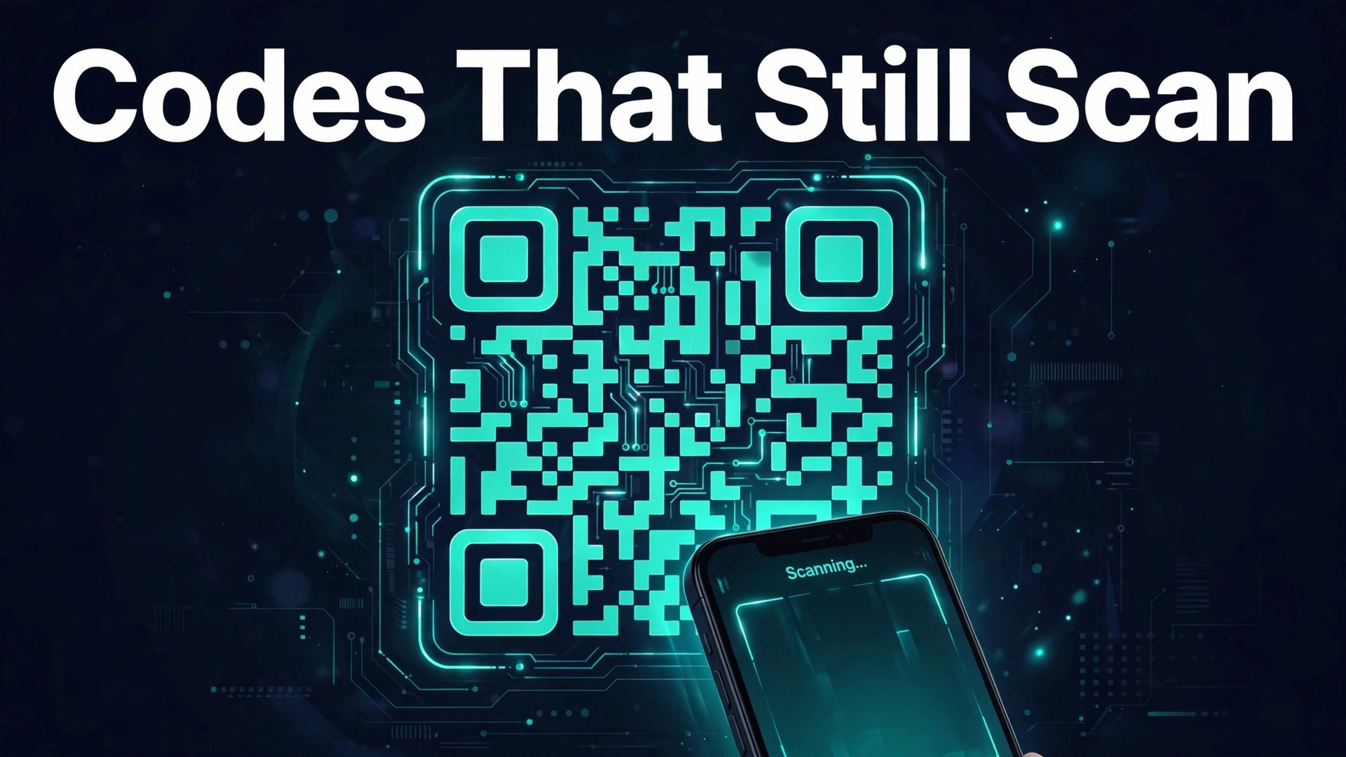best qr code generators thumbnail showing comparison visual of static and dynamic code makers