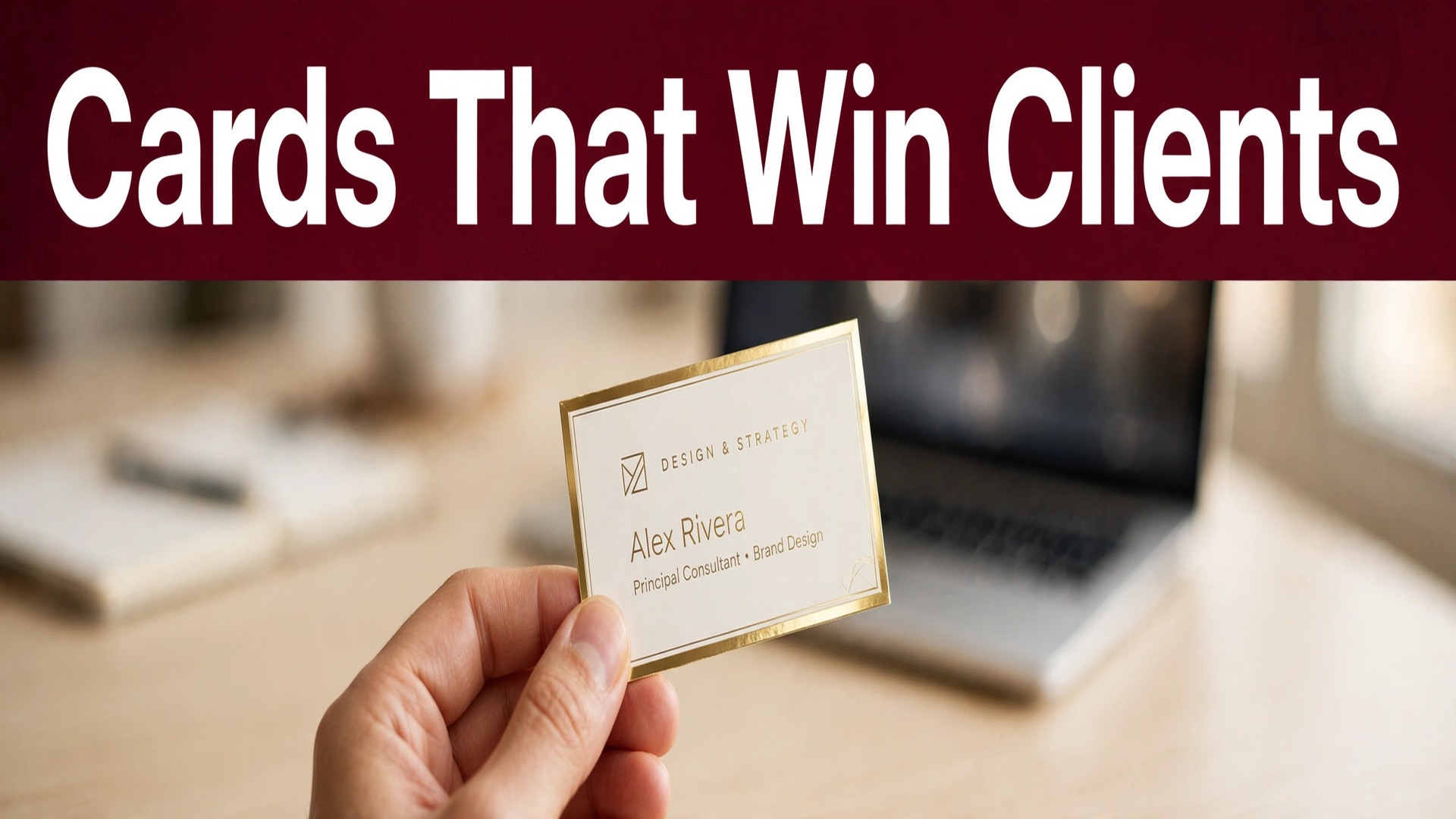 best AI business card makers thumbnail showing comparison visual of printed and digital business cards