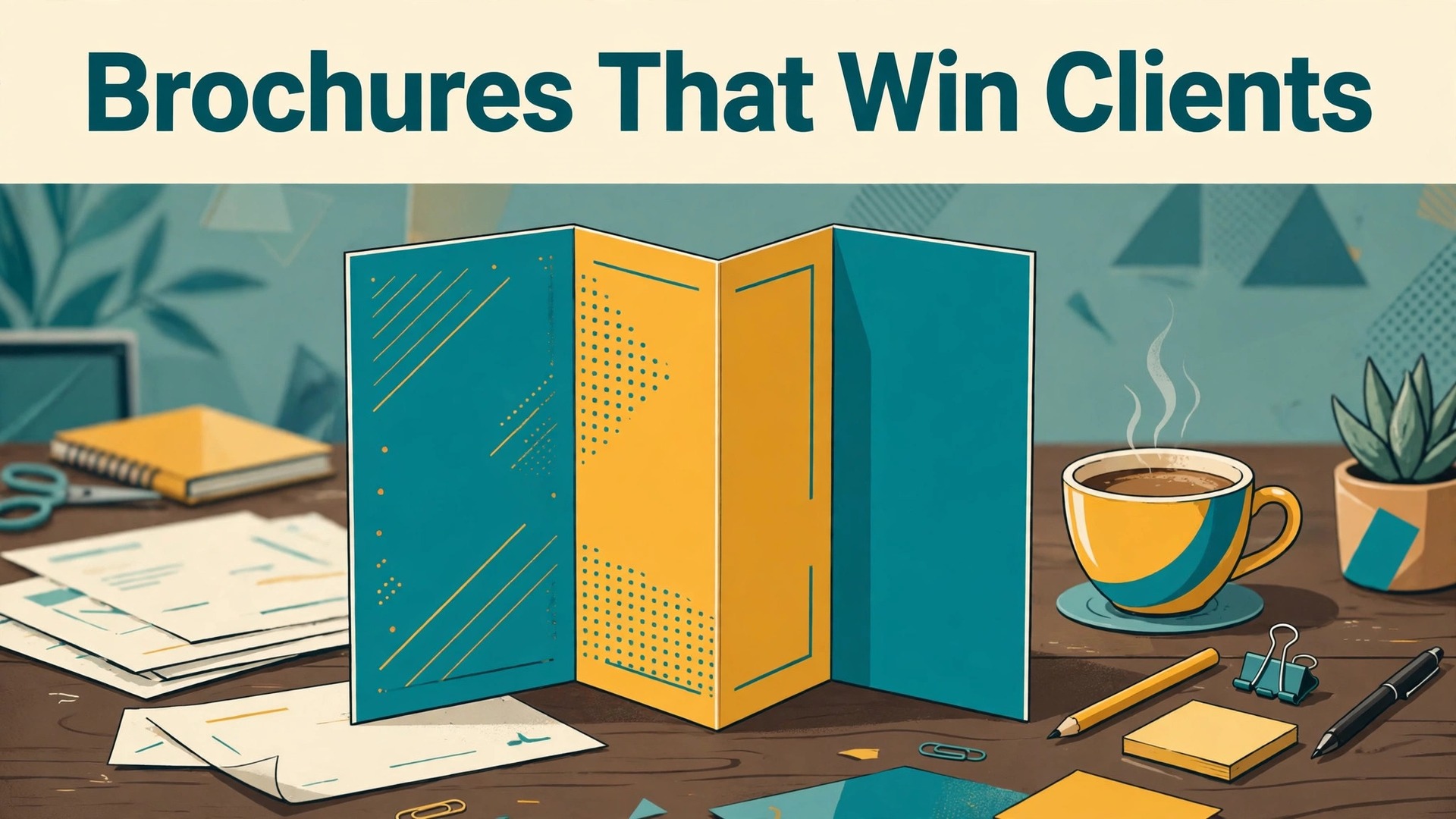 best brochure makers thumbnail showing comparison of the top tools