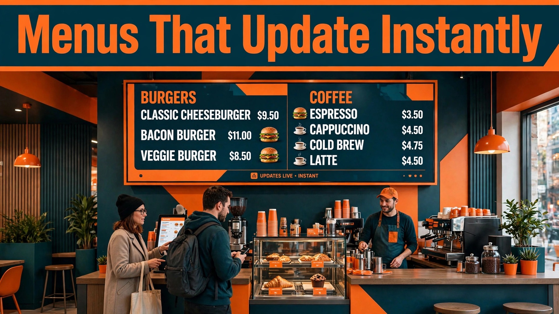 best menu board makers thumbnail showing comparison visual of menu systems