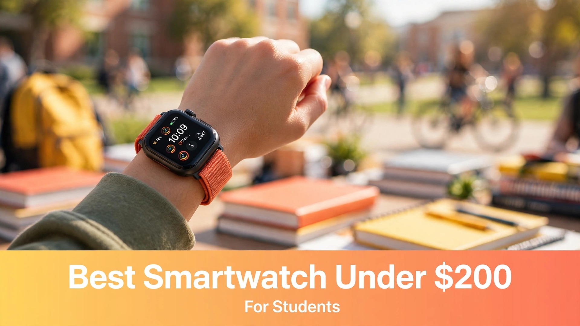 best smartwatch for students under 200 thumbnail showing a student smartwatch and bold title text Best Smartwatch Under 200 For Students