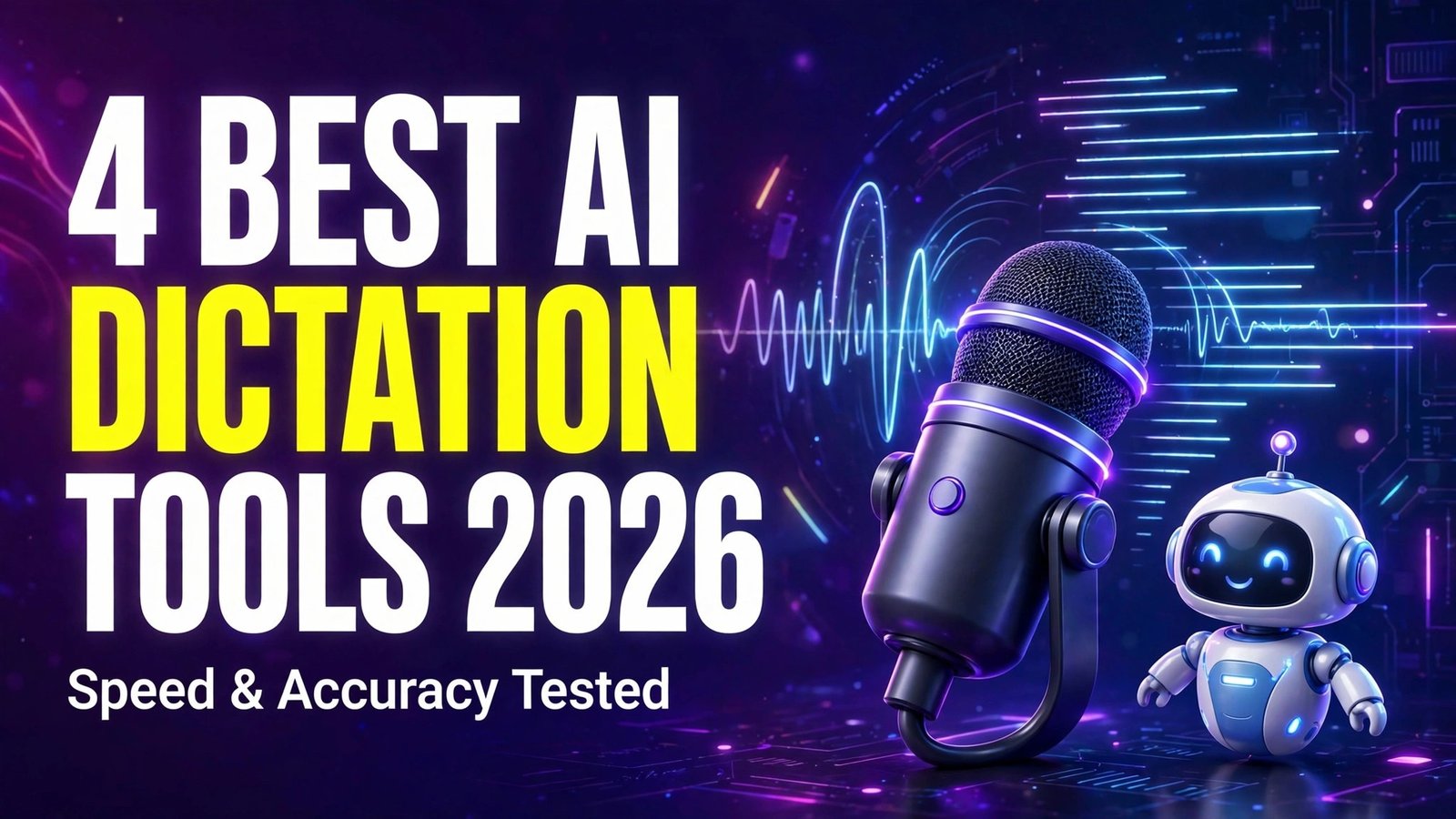 Best AI dictation tools compared for speed and accuracy in 2026