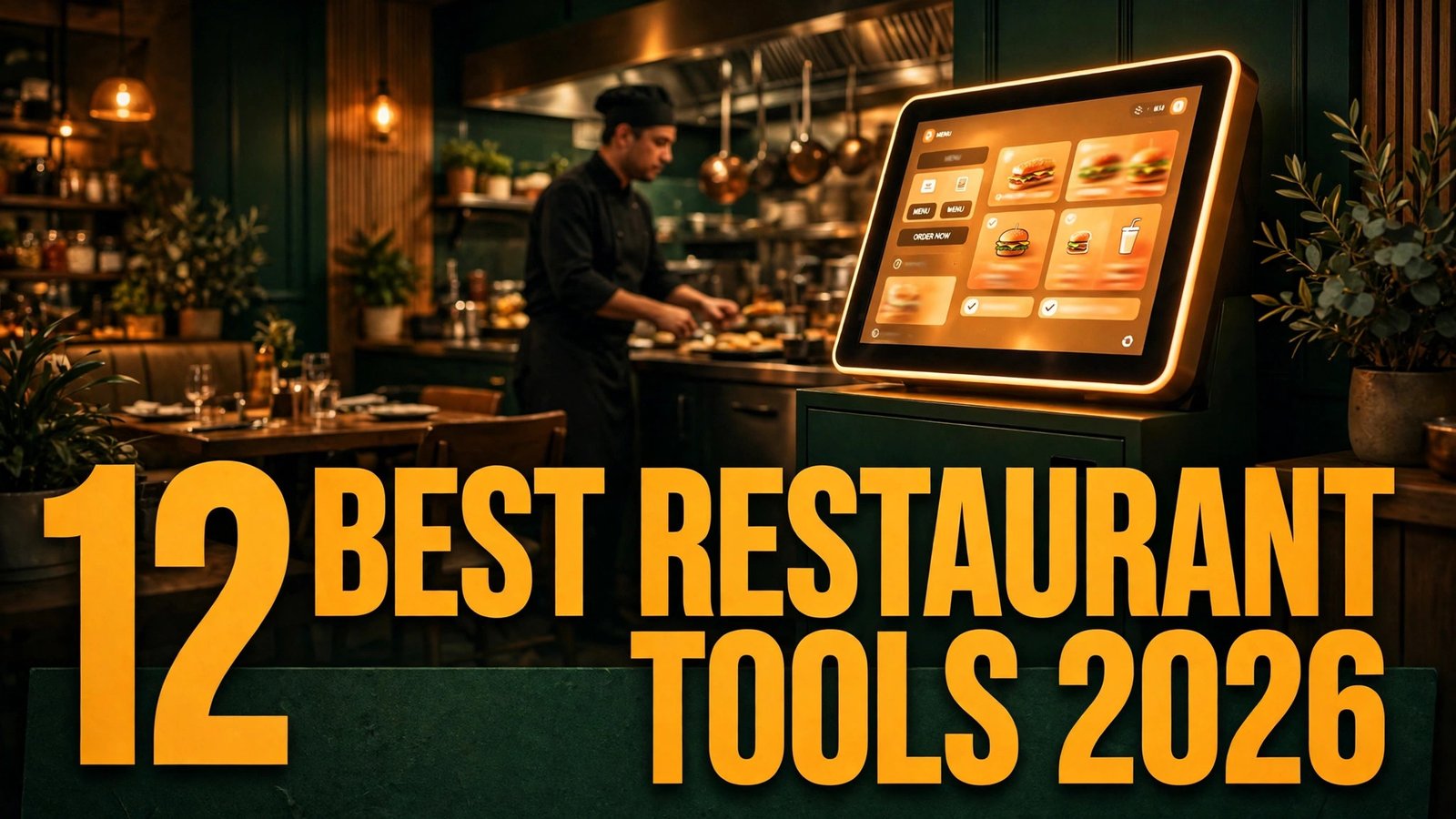 Best AI tools for restaurants in 2026, 12 tools for ordering, reservations, menu costs and staffing