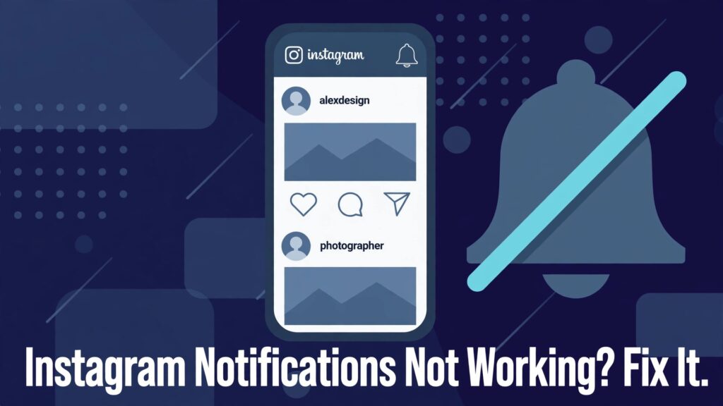 fix Instagram notifications not working thumbnail showing a phone showing Instagram notifications missing