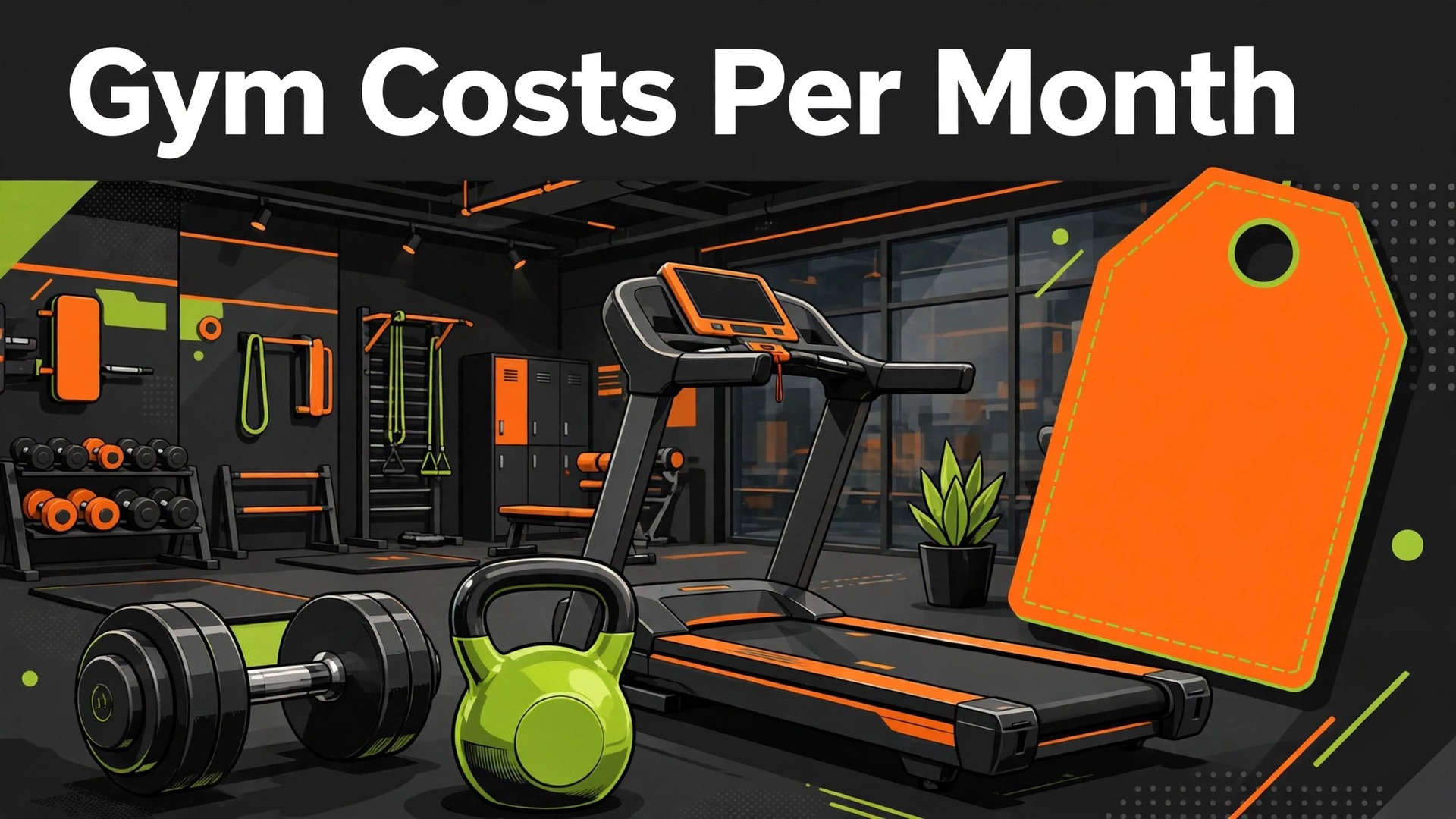 cost of running a gym monthly thumbnail showing boutique versus big box gym costs and bold title text Gym Costs Per Month