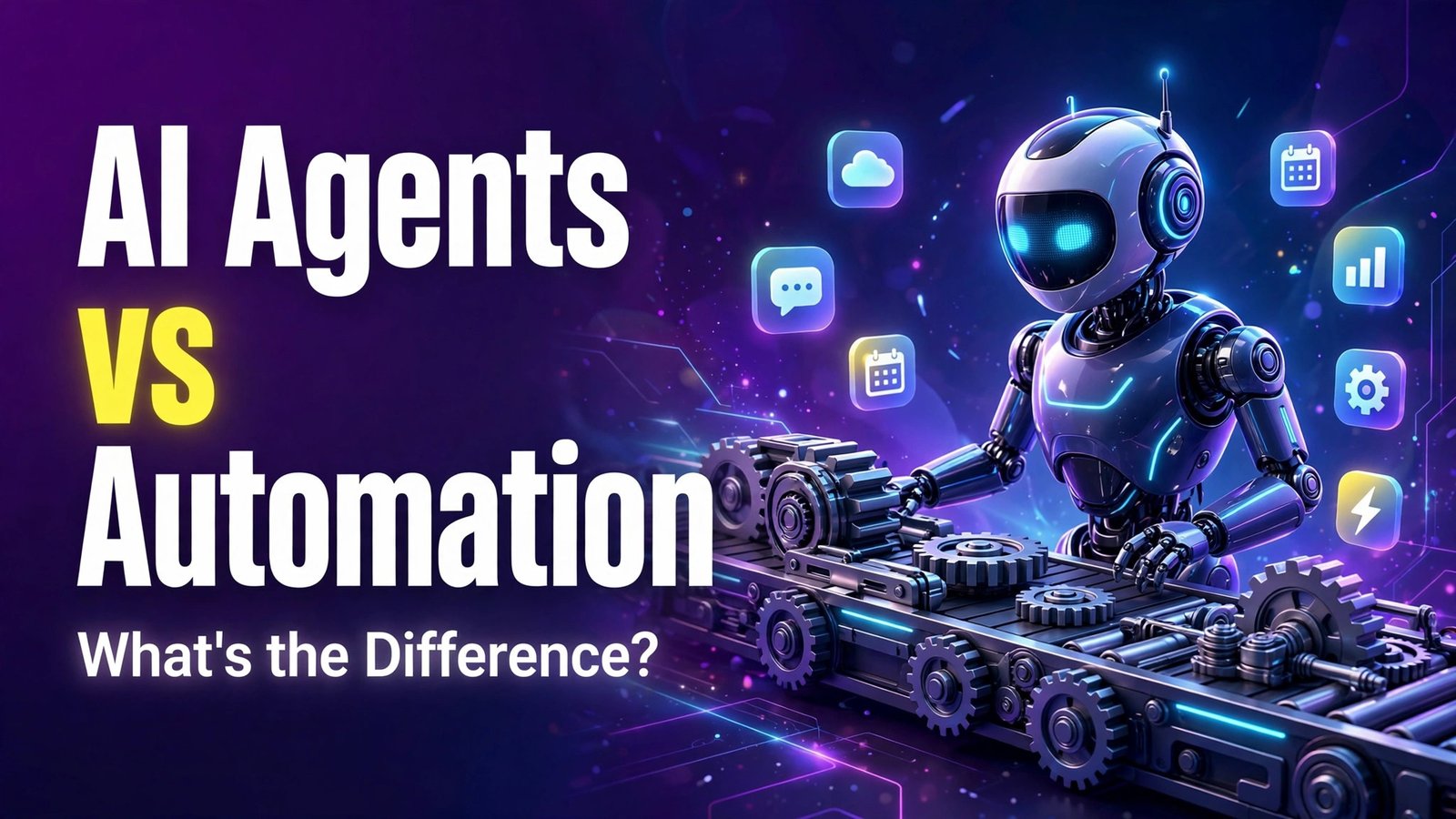 AI agents vs automation explained 2026
