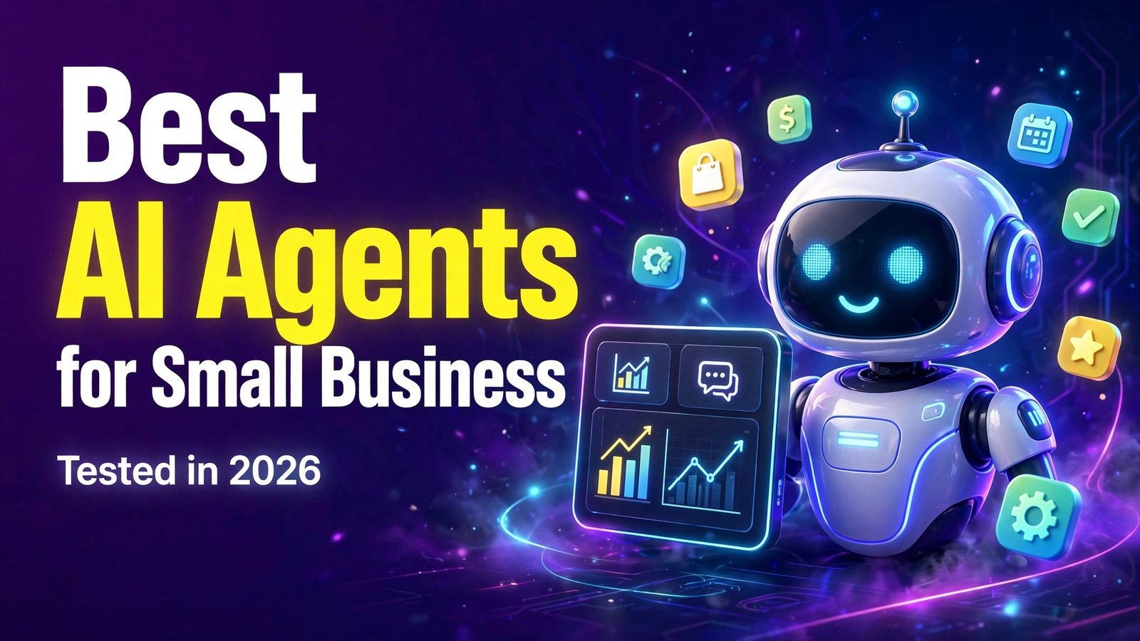 Best AI agents for small businesses in 2026 — illustrated comparison