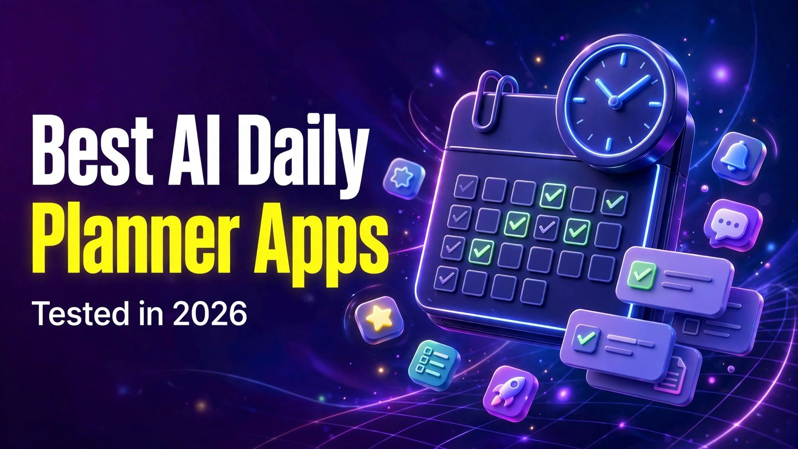 Best AI daily planner apps auto-scheduling a calendar in 2026