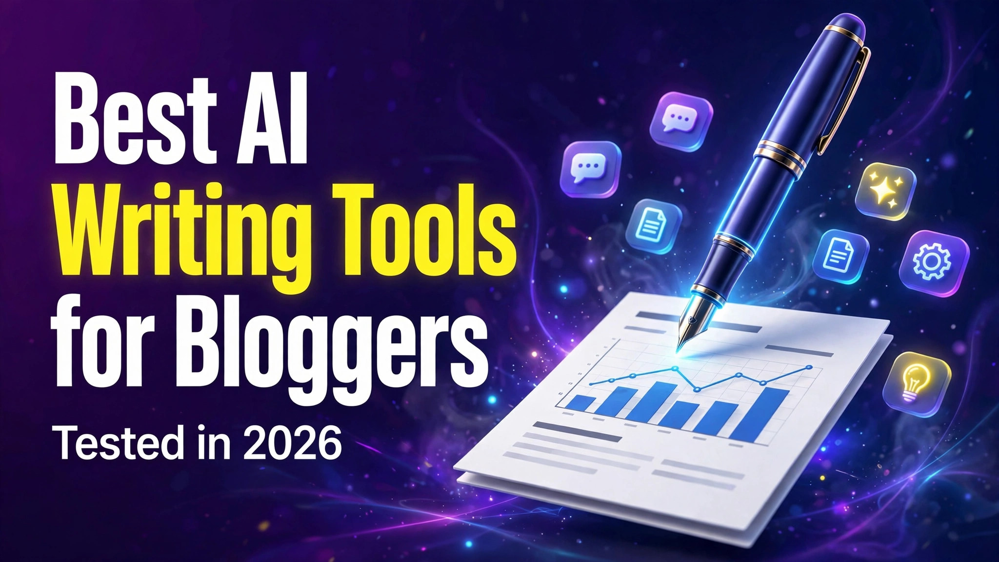 Best AI writing tools for bloggers 2026 — tested comparison