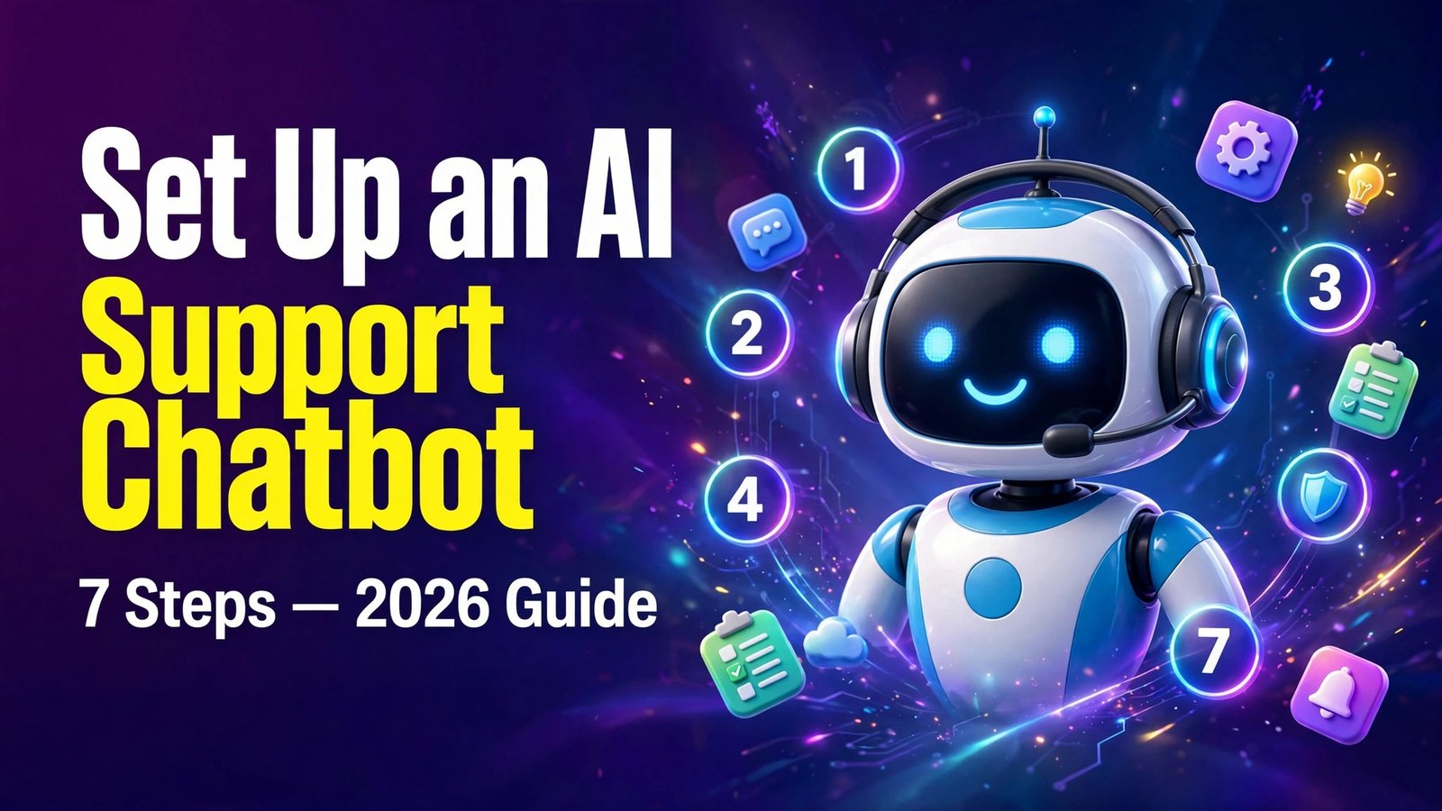 How to set up an AI chatbot for customer support: 7-step tutorial