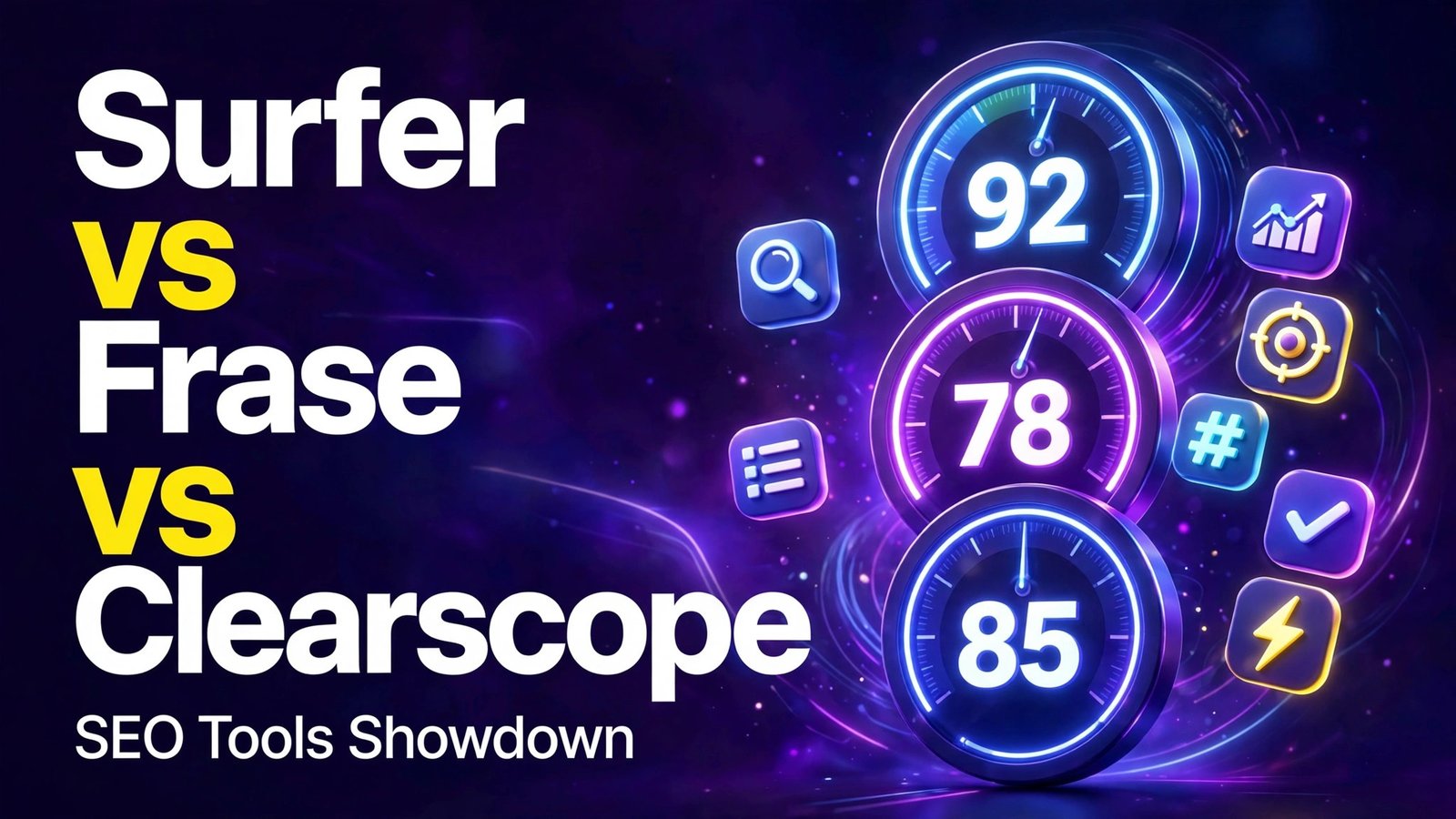Surfer SEO vs Frase vs Clearscope 2026 — content optimiser comparison