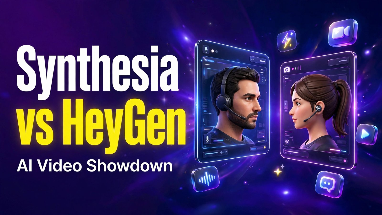 Synthesia vs HeyGen AI avatar generator comparison 2026
