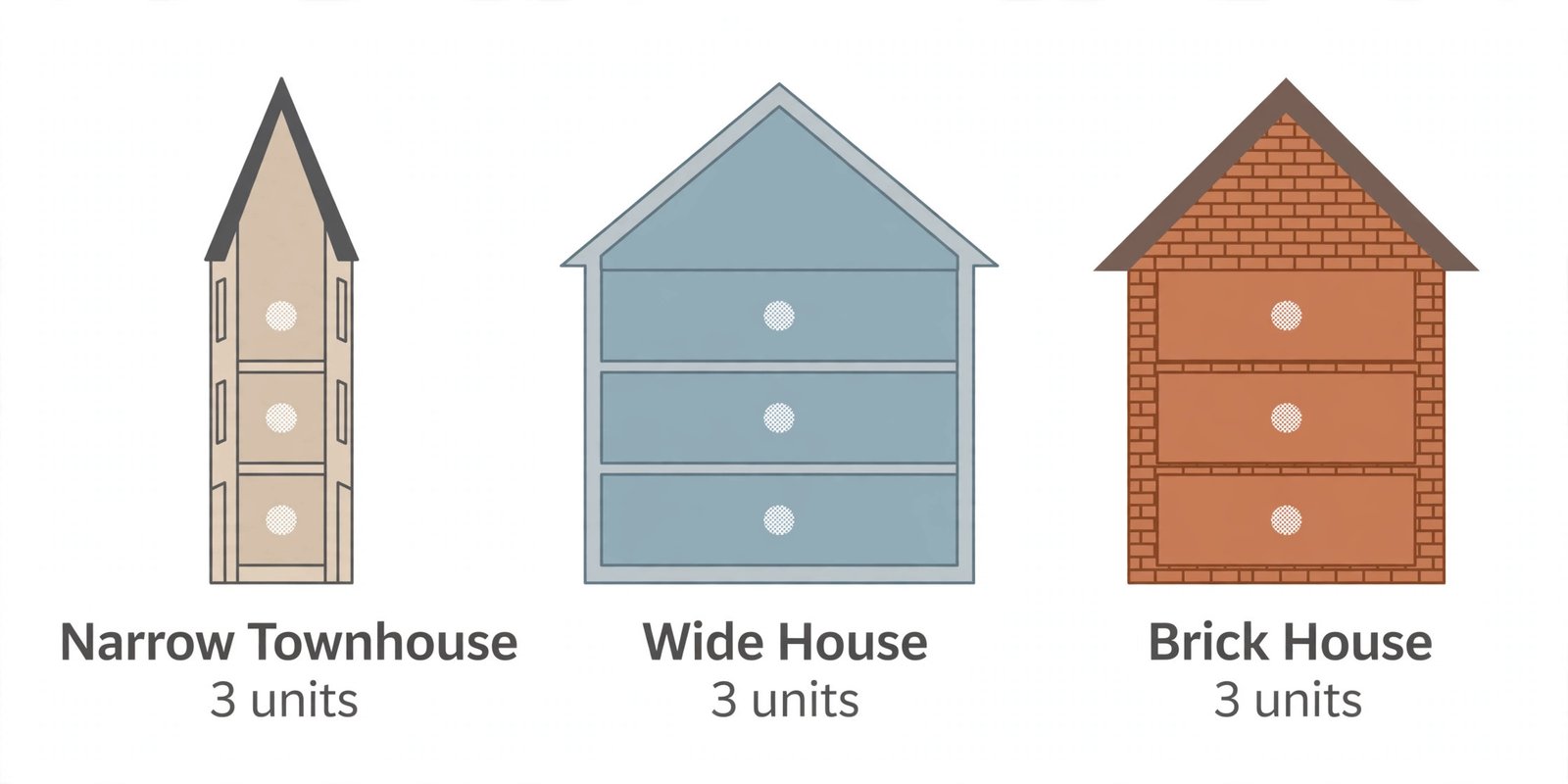 Comparison of mesh setups by house floor plan