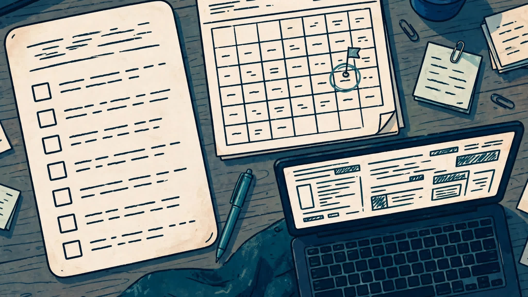 Raise negotiation follow up checklist and review calendar
