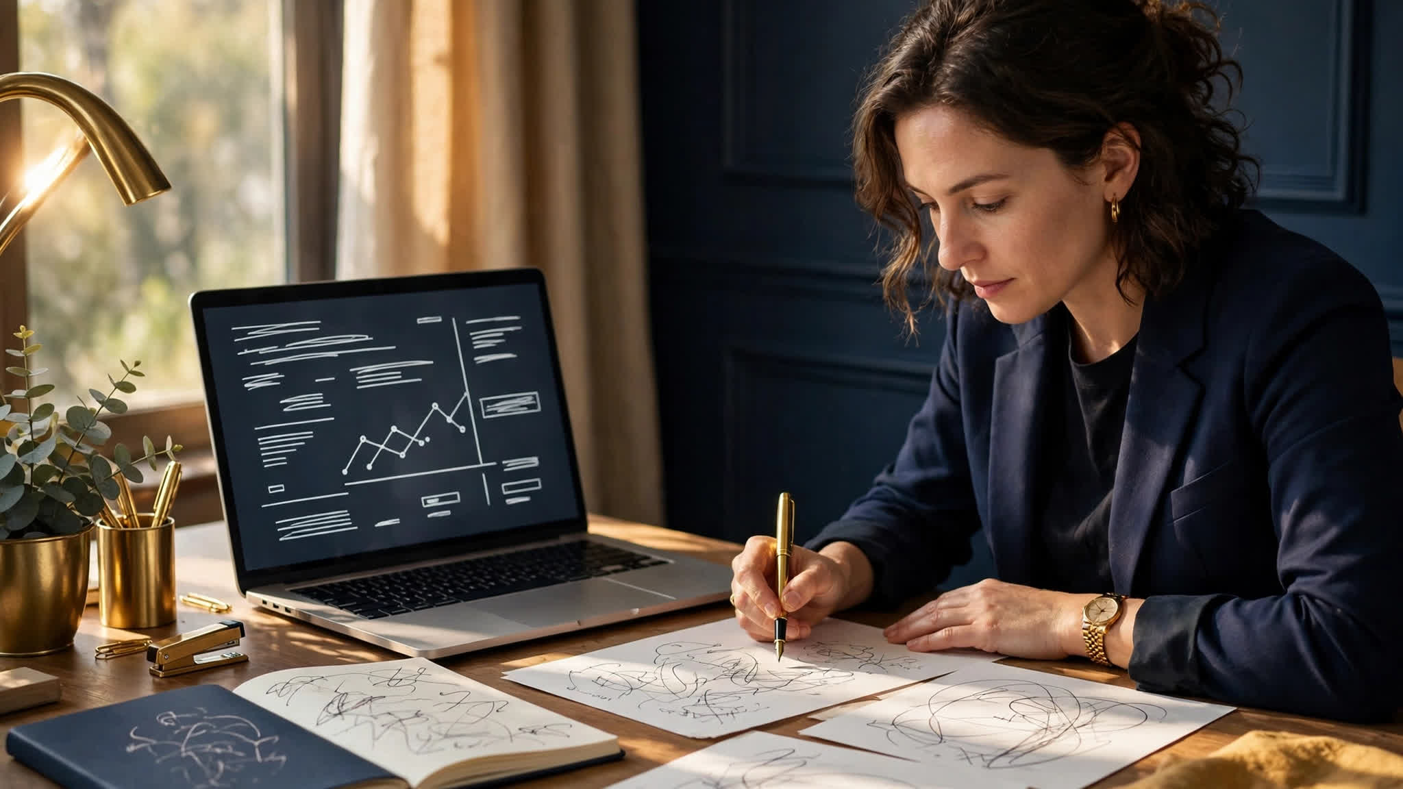 Founder gathering facts before drafting a business plan