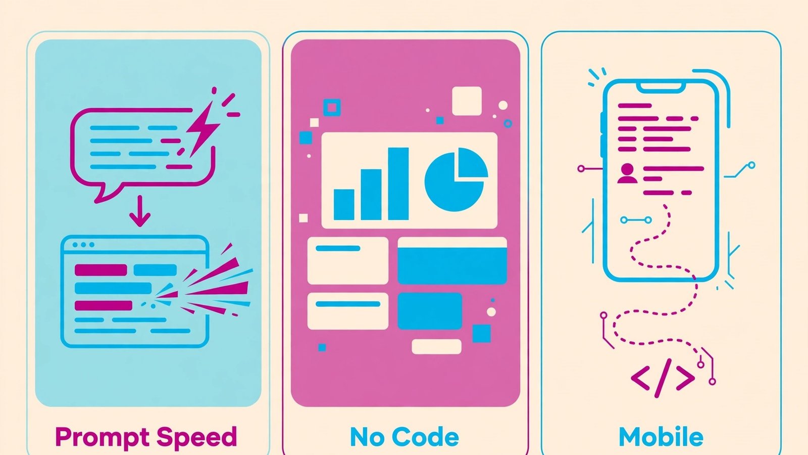 Lovable alternatives guide illustration for grouped sections