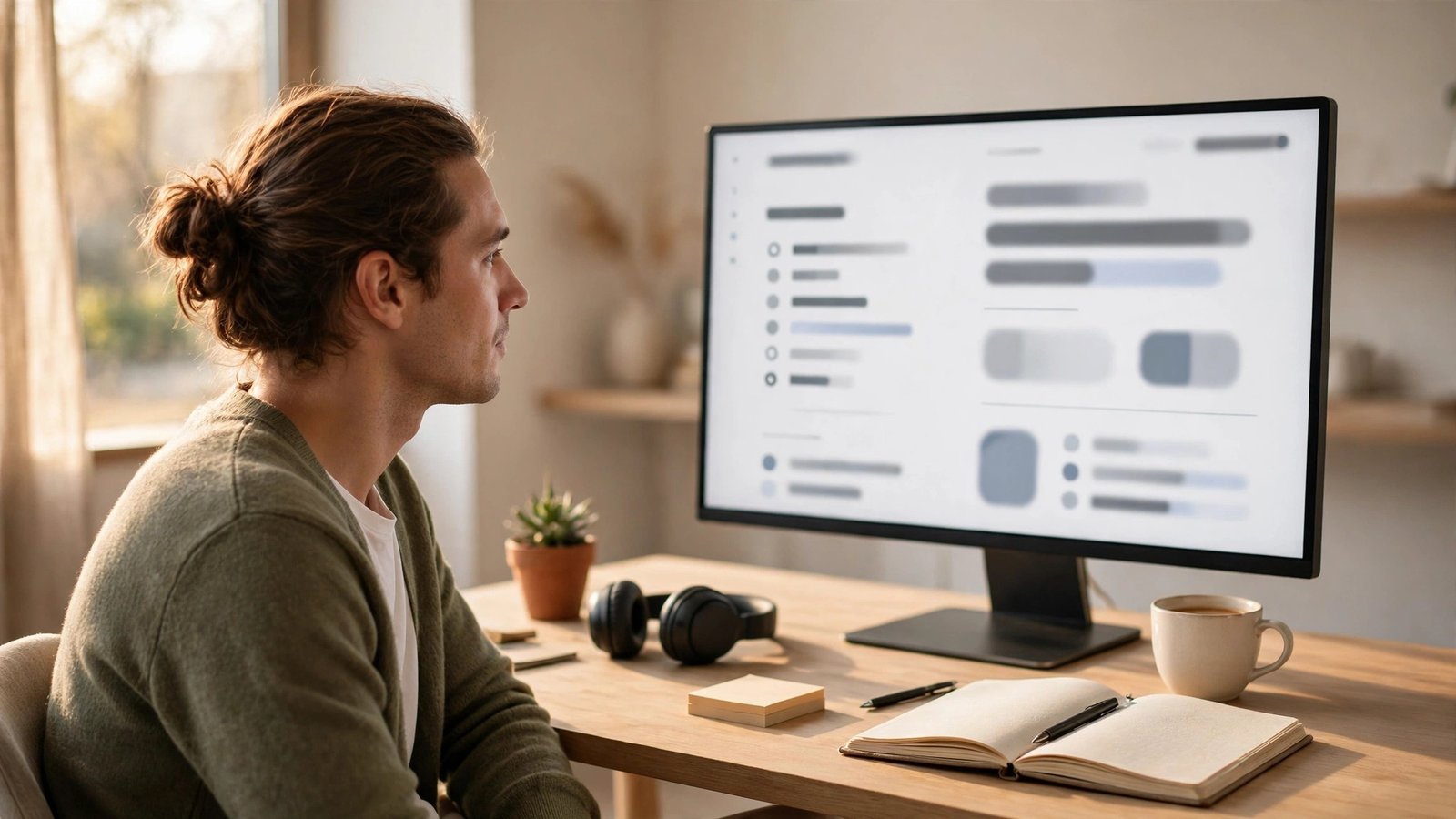 Reviewing a shortlist of tools on screen before testing