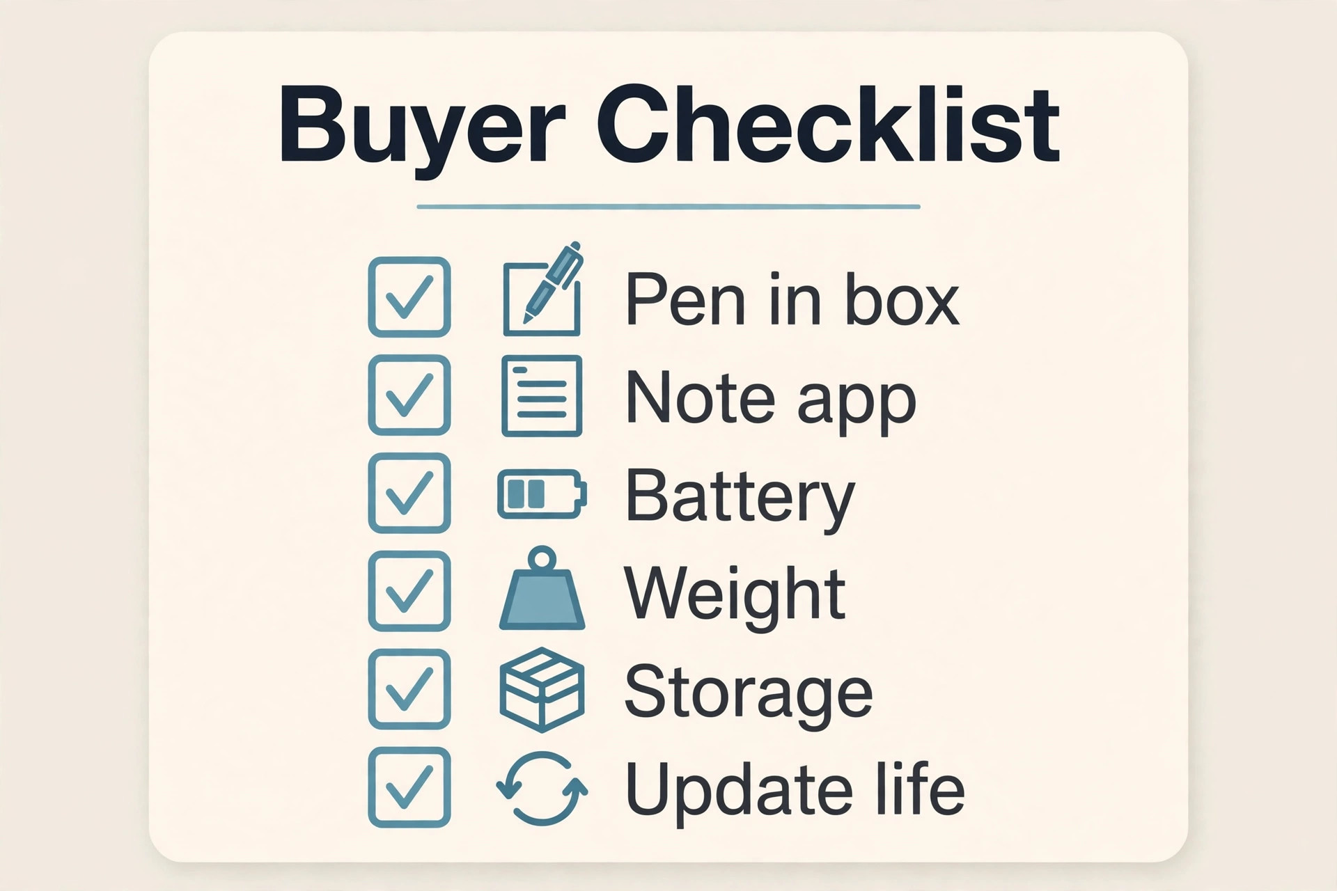 Budget tablet buyer checklist for students