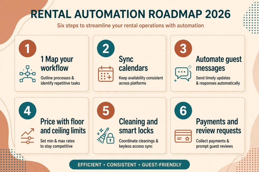 Rental automation roadmap, six steps from workflow map to automated reviews