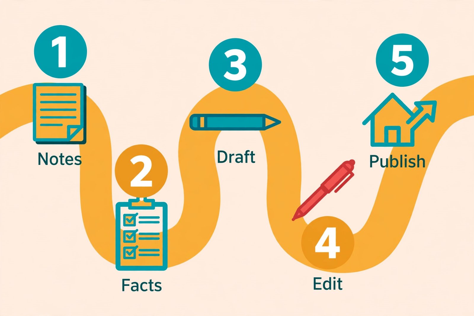 Listing description workflow from walkthrough notes to published listing