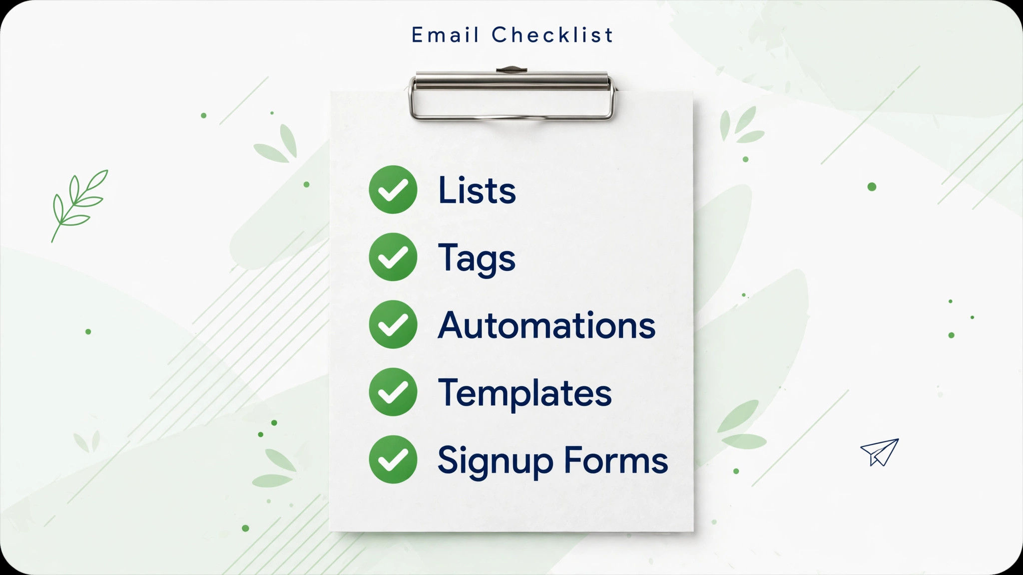 ticked email migration tasks