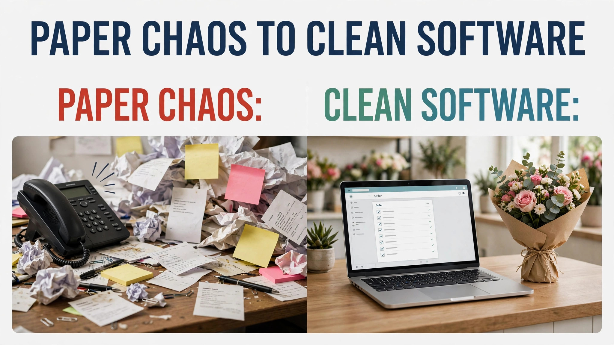 before/after image for Best Order Management Software for Florists (13 Tools)