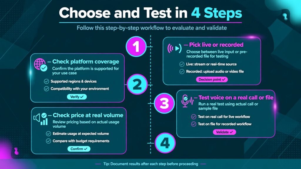 Step by step guide to choosing from Krisp alternatives with testing checklist