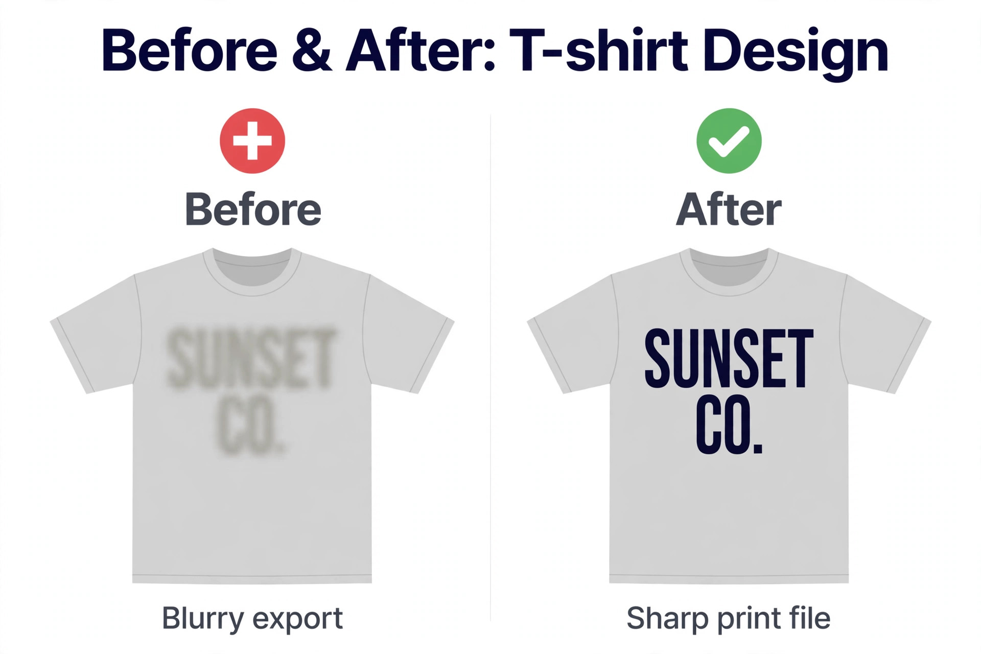 Best T-Shirt Design Tools before/after guide image