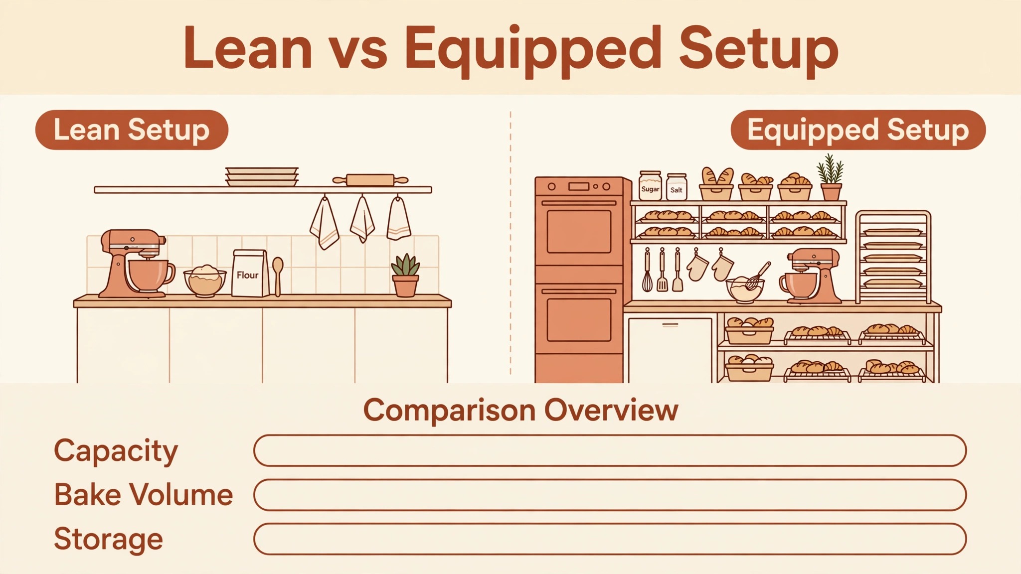 home bakery startup cost visual tied to the Cottage-Food Rules Checklist section of this guide