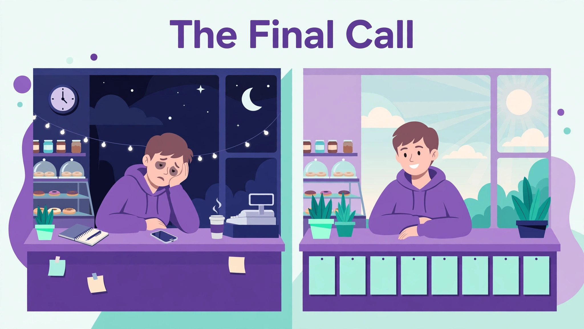 comparison visual: The Final Call for a Small Business
