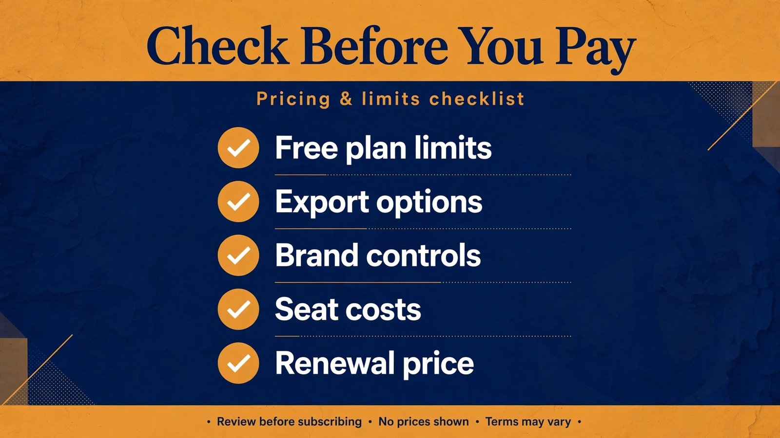 What to check before paying for an AI presentation tool
