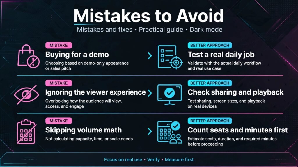 Common mistakes when choosing Loom alternatives and how to avoid them
