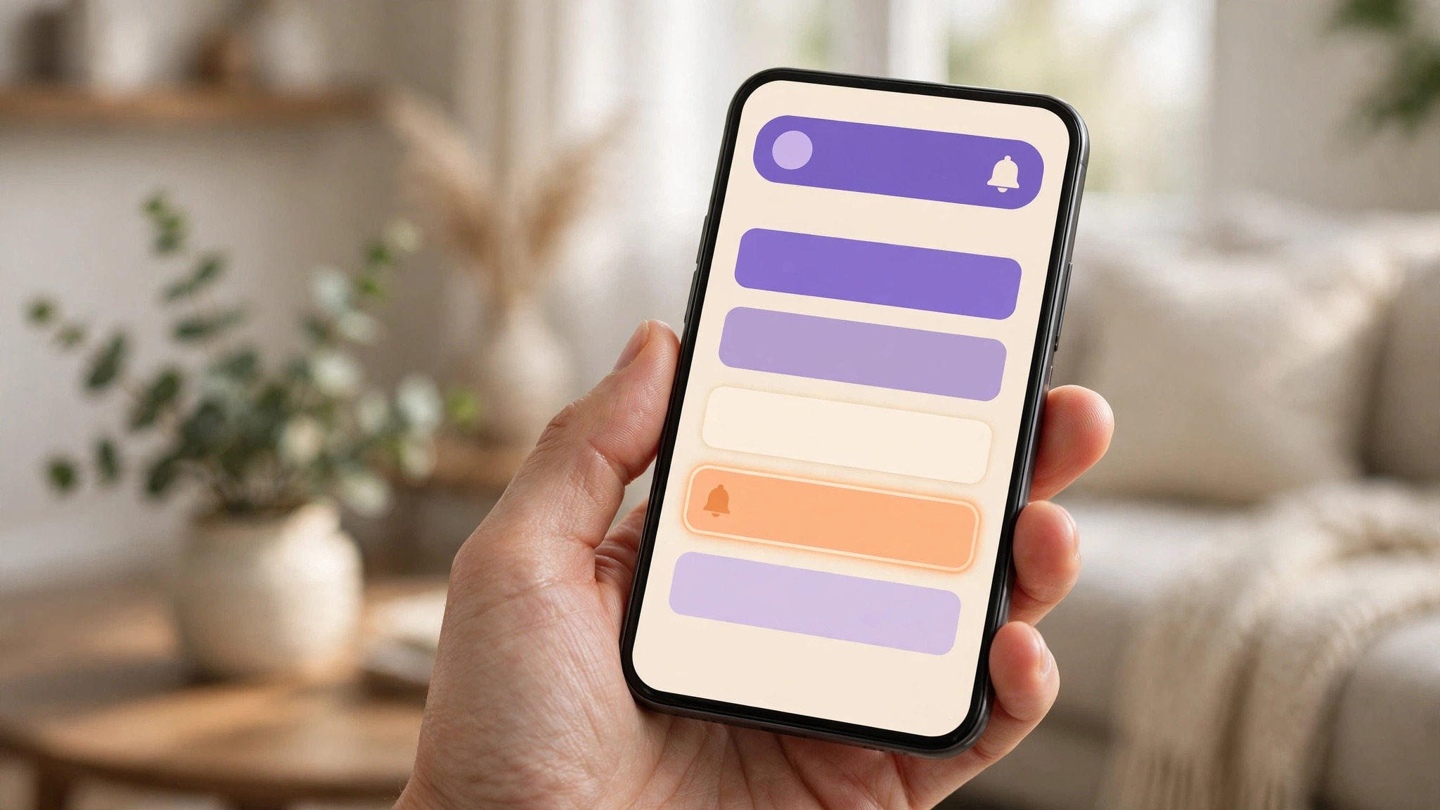 phone mockup of a subscription tracker