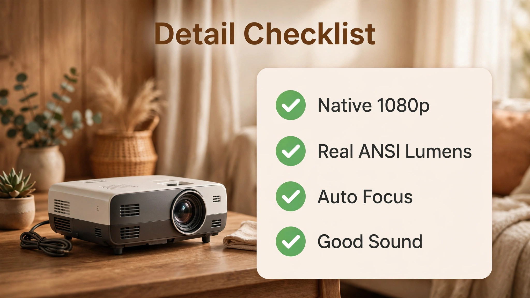 best home movie projector under 300 visual tied to the The Six Projectors in Detail section of this guide