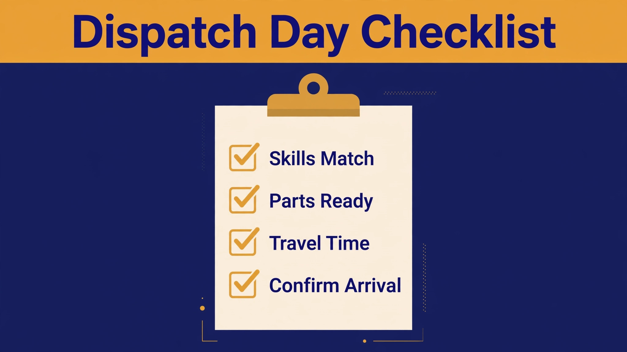 plumbing checklist illustration
