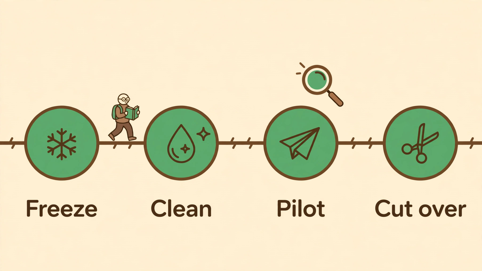 Ghost to WordPress timeline image