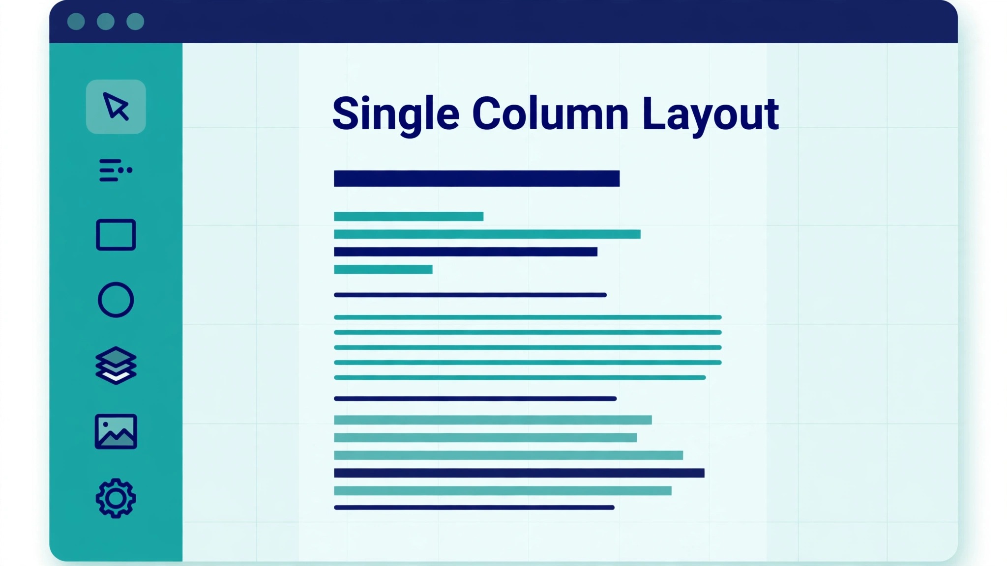 Canva editor showing a single column resume