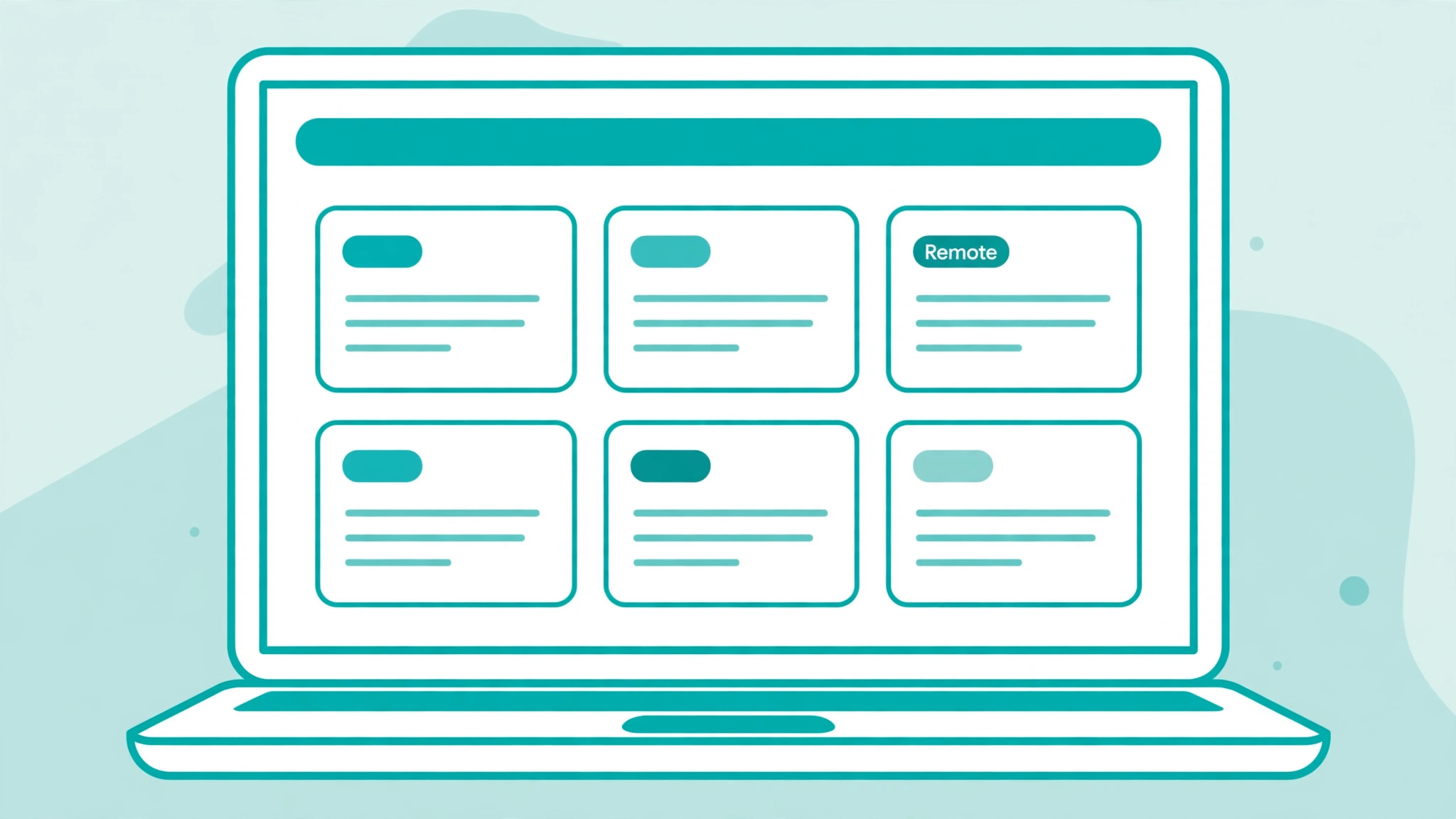 Trello board with job application cards and labels