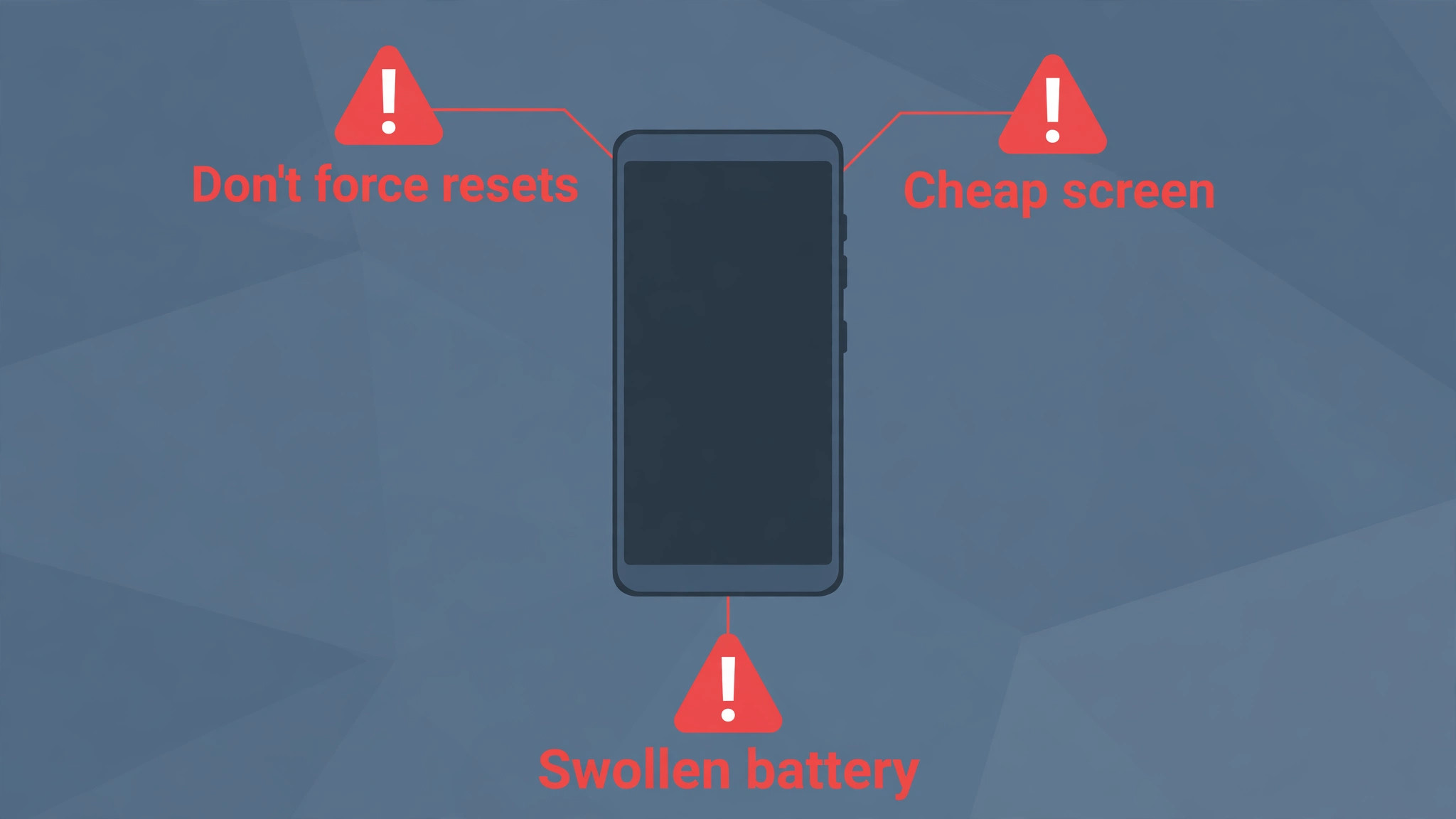 Android phone screen visual tied to the Mistakes That Make It Worse section of this guide